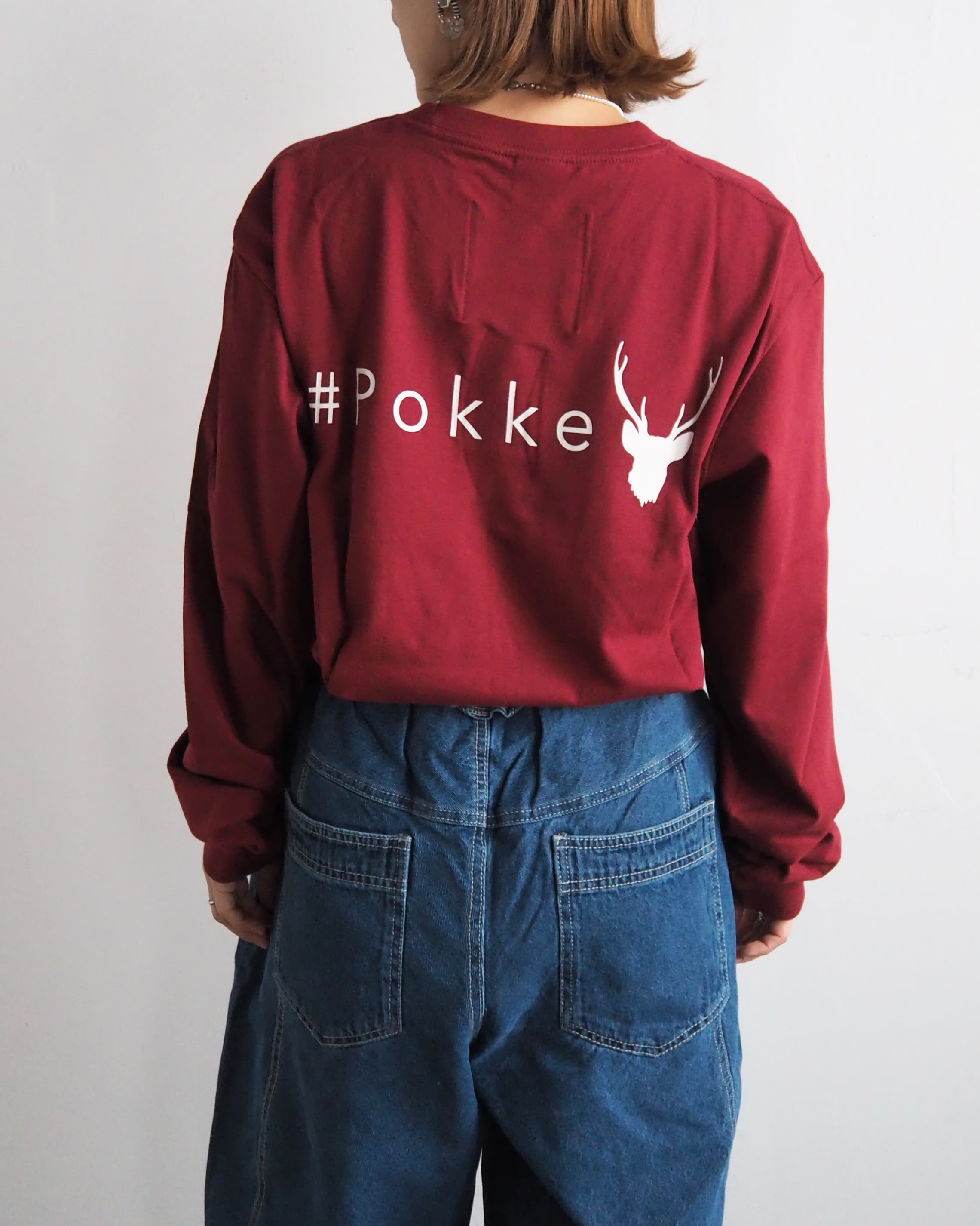 #Pokke反転ロゴロングTシャツ