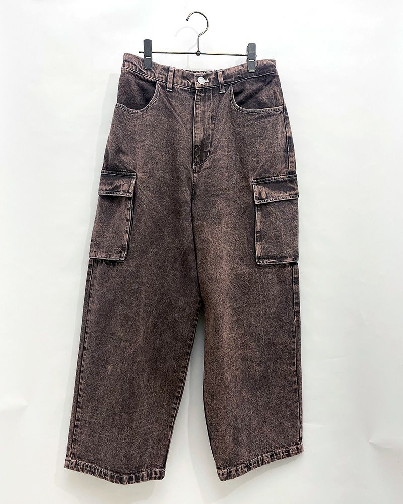 VISION STREET WEAR ヴィジョンストリートウェア ロゴデニムカーゴパンツ