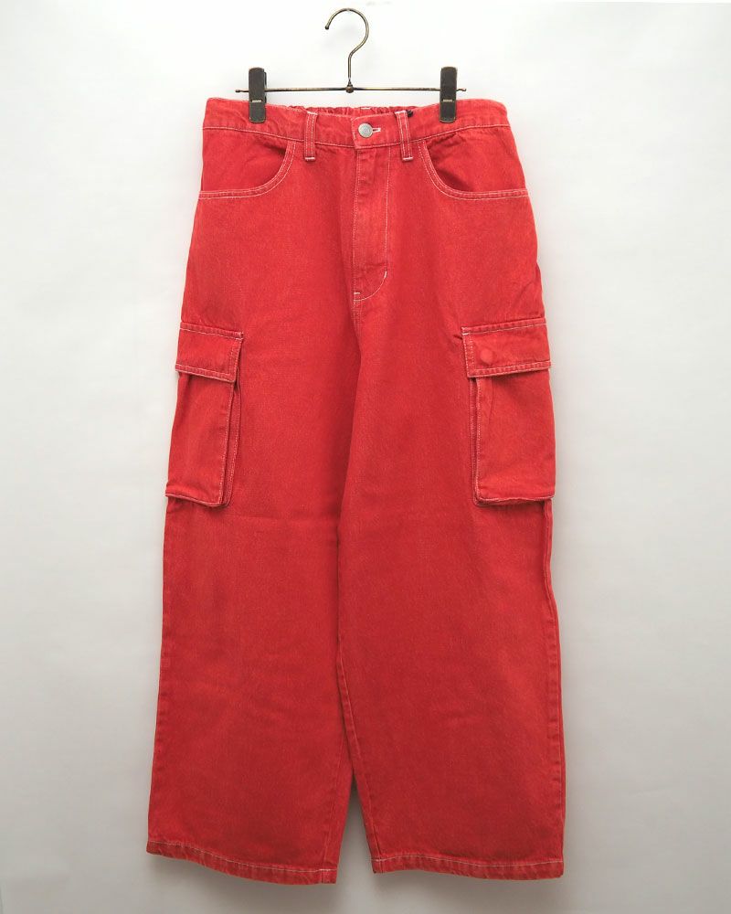 VISION STREET WEAR ヴィジョンストリートウェア ロゴデニムカーゴパンツ