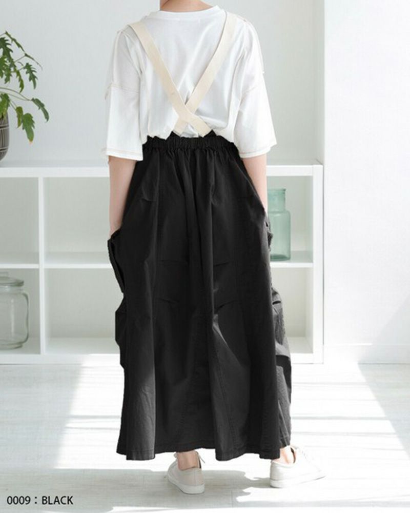 サス付きサーキュラーミリタリースカート レディース ボリュームスカート オールシーズン対応