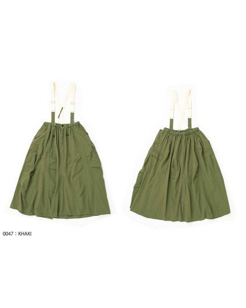 サス付きサーキュラーミリタリースカート レディース ボリュームスカート オールシーズン対応