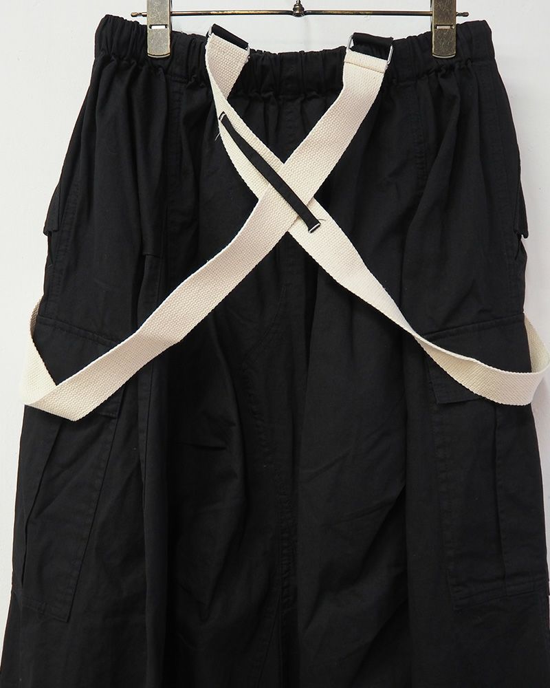 サス付きサーキュラーミリタリースカート レディース ボリュームスカート オールシーズン対応