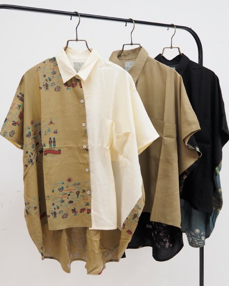 Pokke 総柄ワイドシャツ | &Vogue STORE