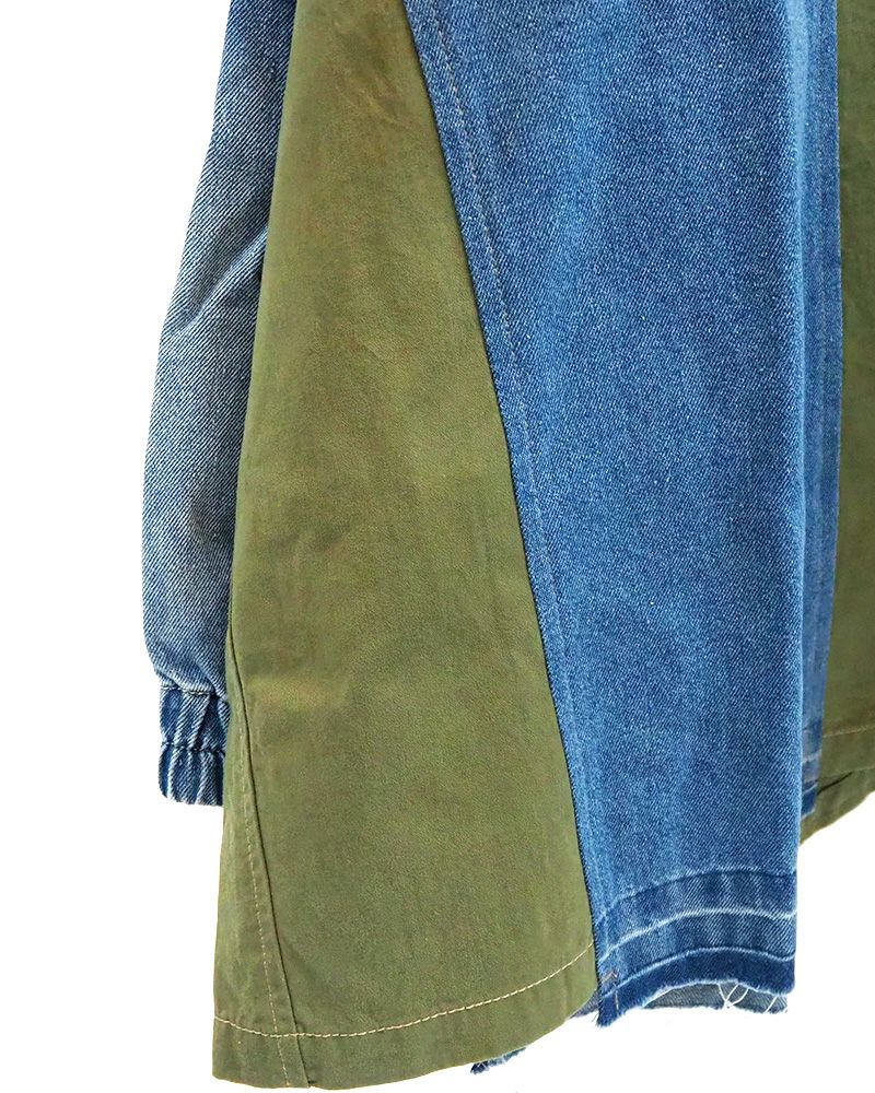 リビルドデニムプルオーバー