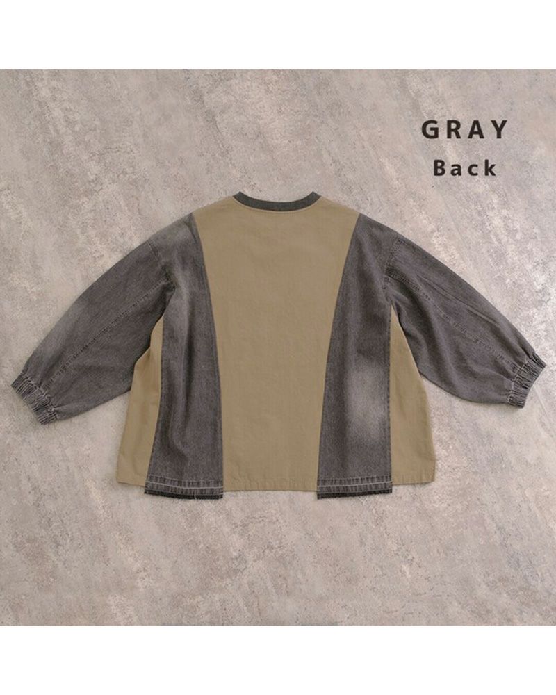 リビルドデニムプルオーバー