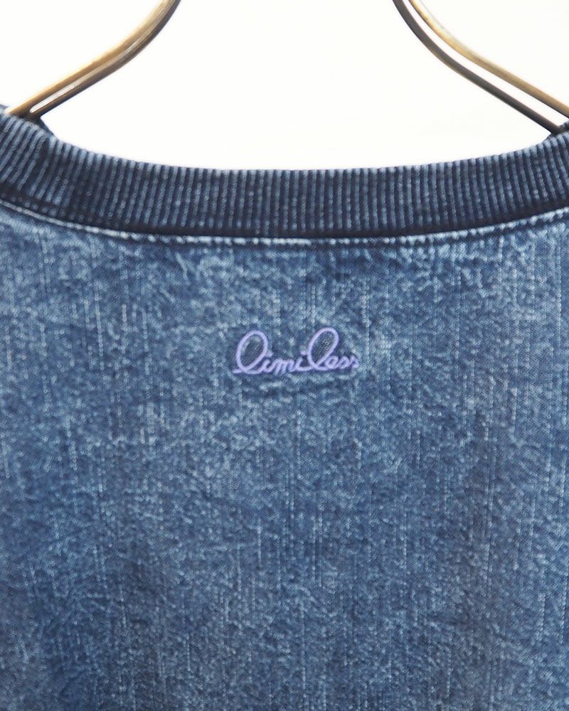 limiless ケミカル裏毛ドルマンプルオーバー