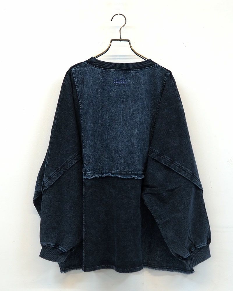 limiless ケミカル裏毛ドルマンプルオーバー