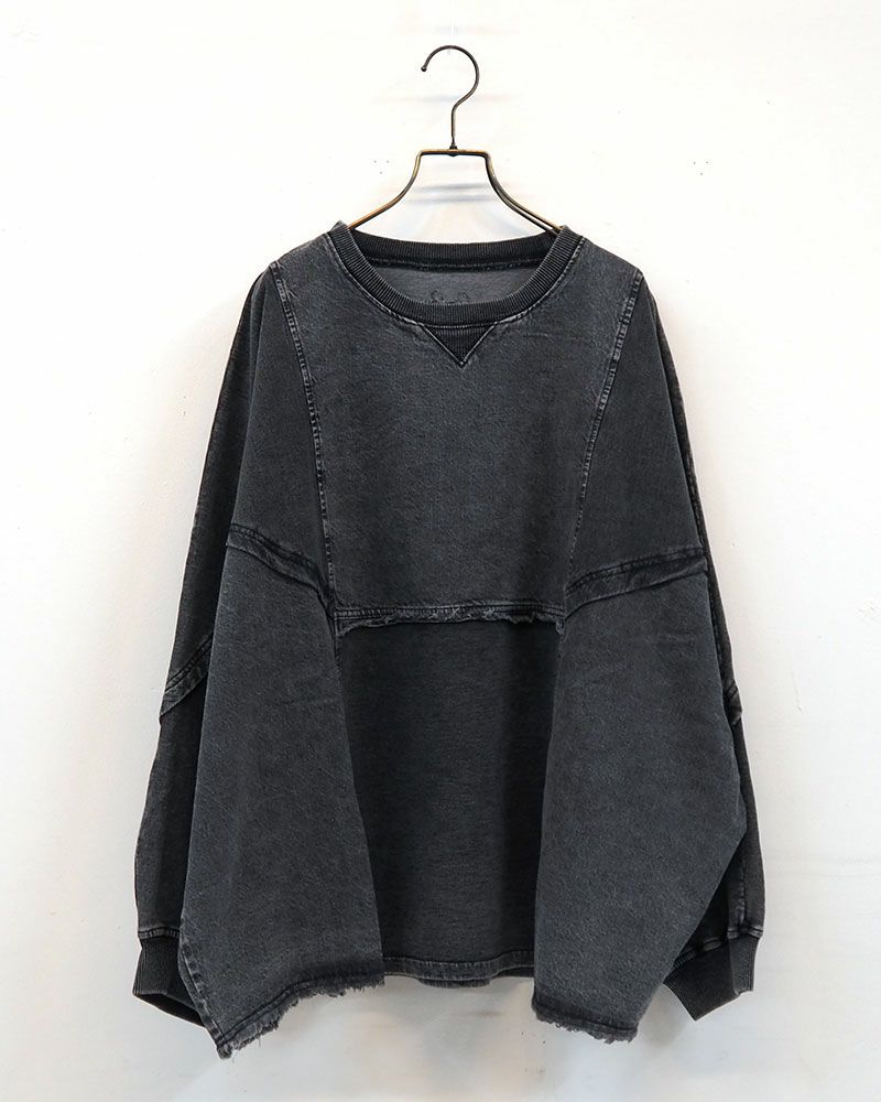 limiless ケミカル裏毛ドルマンプルオーバー