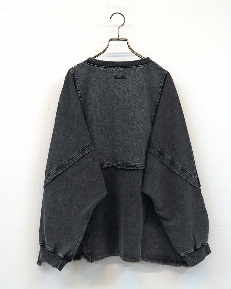 limiless ケミカル裏毛ドルマンプルオーバー