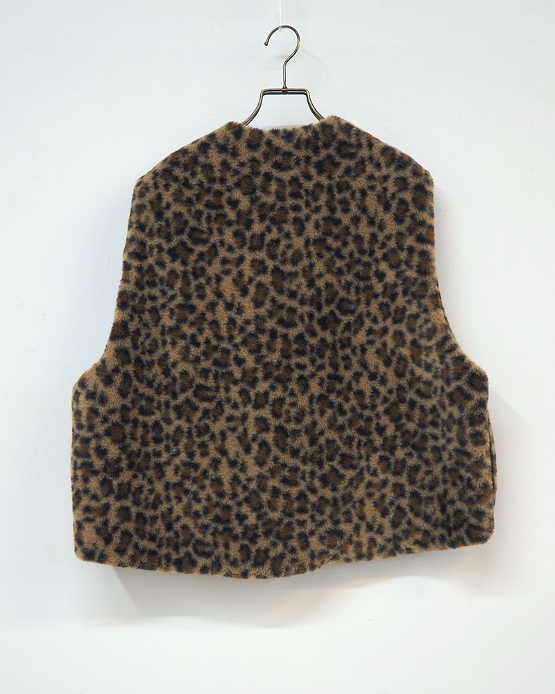 limiless アソート柄ボアベスト