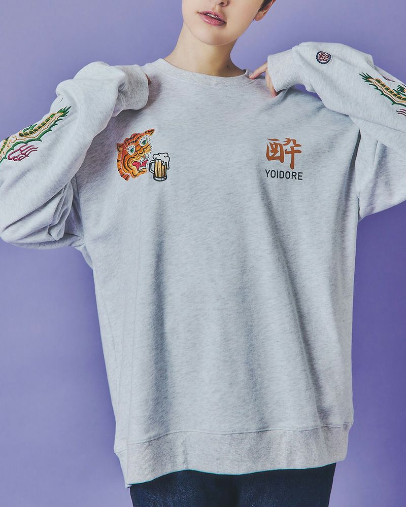 YOIDORE スーベニア クルーネックスウェット メンズ レディース