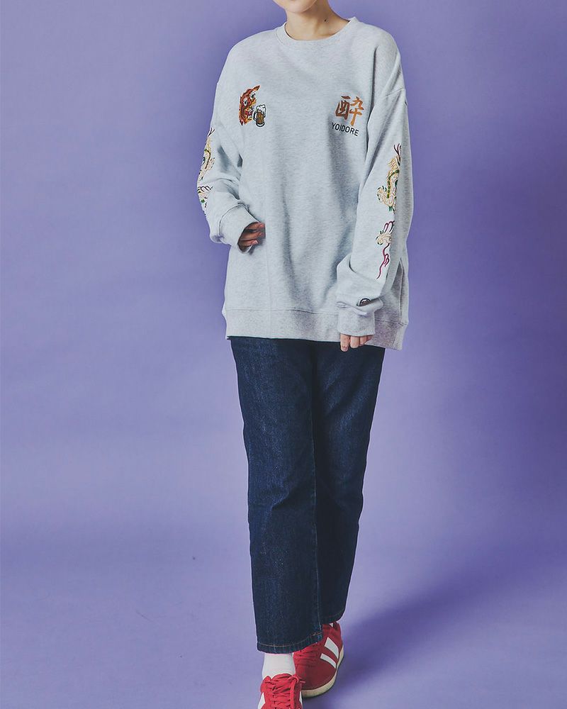 YOIDORE スーベニア クルーネックスウェット メンズ レディース