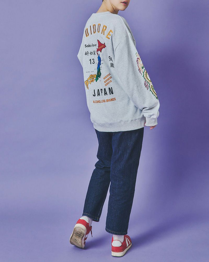 YOIDORE スーベニア クルーネックスウェット メンズ レディース