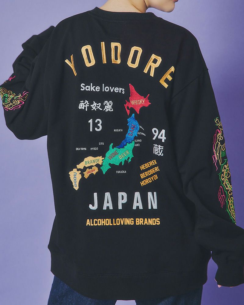 YOIDORE スーベニア クルーネックスウェット メンズ レディース
