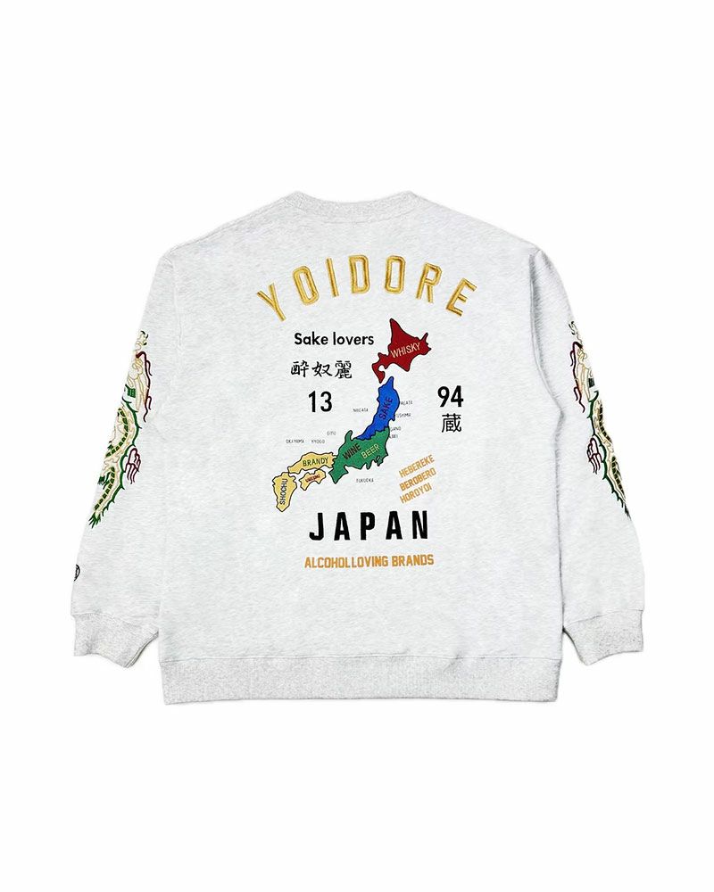 YOIDORE スーベニア クルーネックスウェット メンズ レディース