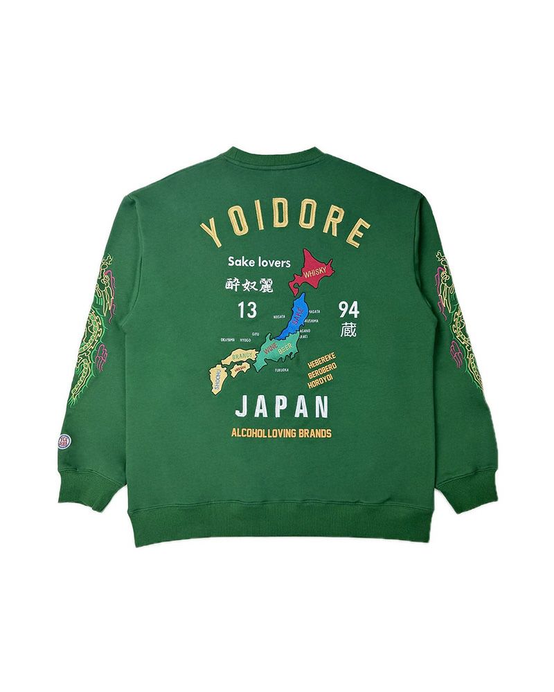 YOIDORE スーベニア クルーネックスウェット メンズ レディース