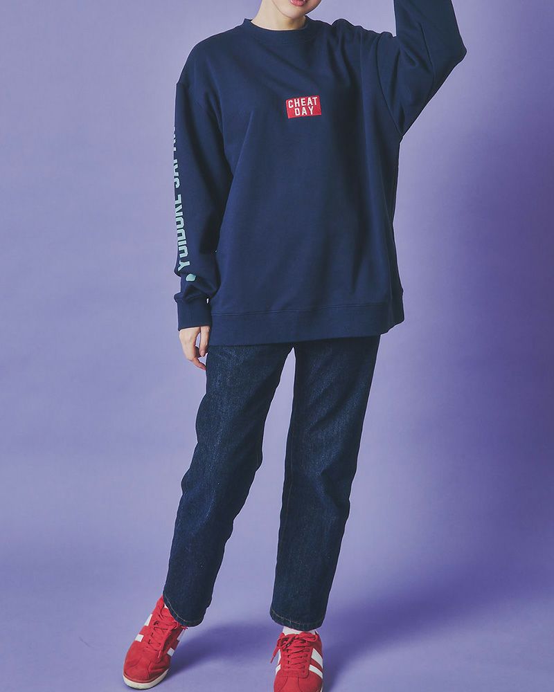 YOIDORE チートデイ クルーネックスウェット ユニセックス カジュアル