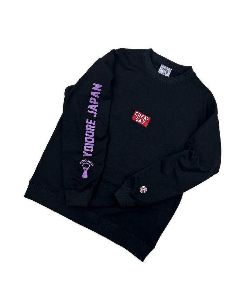 YOIDORE チートデイ クルーネックスウェット ユニセックス カジュアル