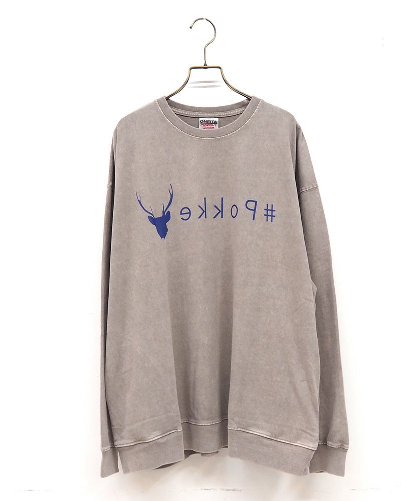 #Pokke ケミカル加工サイドポケットL/S TEE