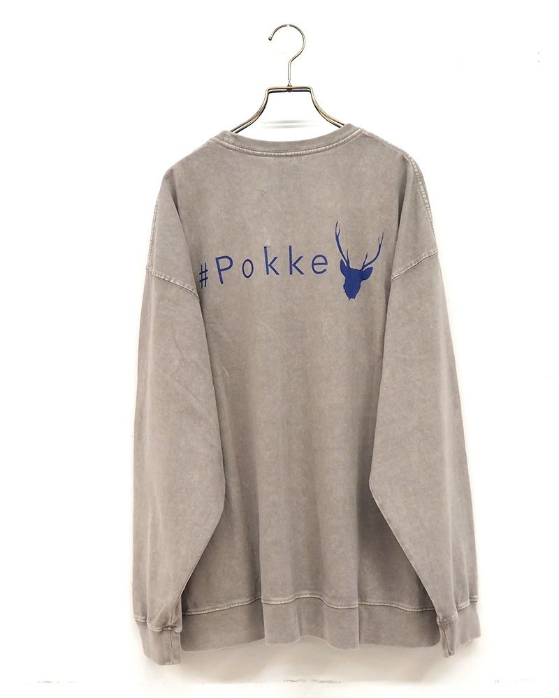 #Pokke ケミカル加工サイドポケットL/S TEE