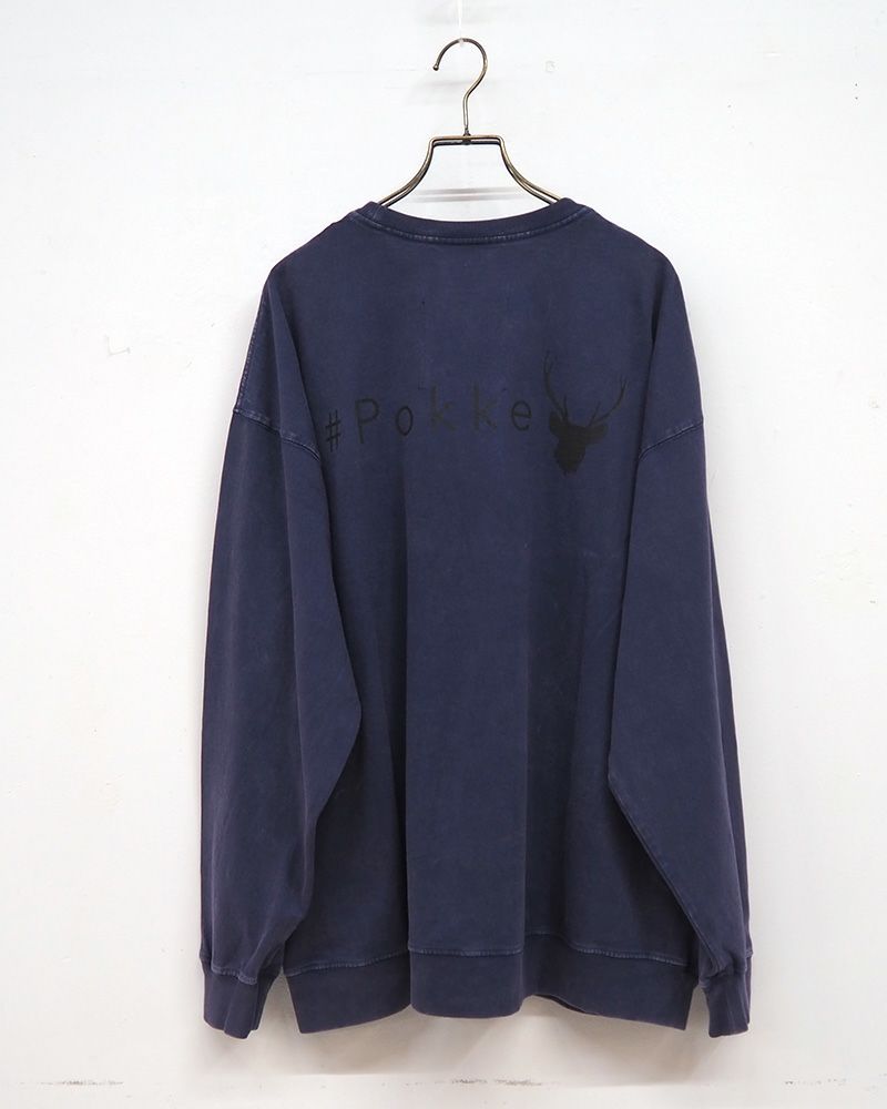 #Pokke ケミカル加工サイドポケットL/S TEE