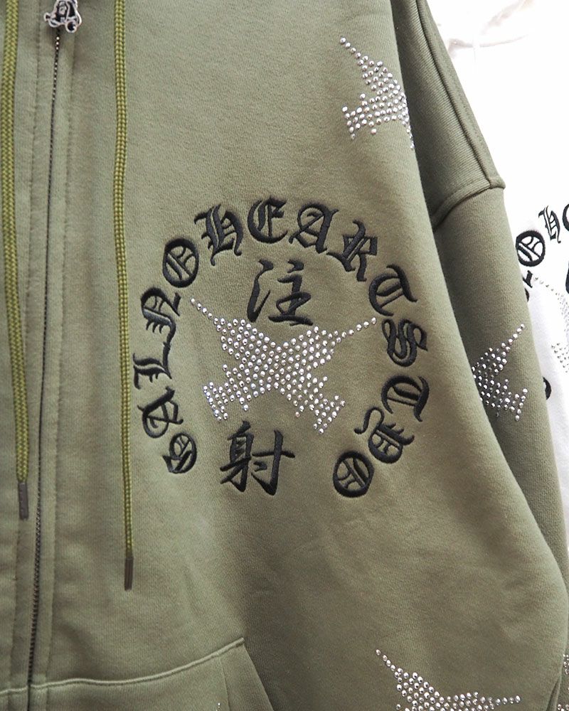 GALFY ガルフィー ピカピカ注射器パーカー 総柄 ジップアップ オーバーサイズ ユニセックス ストリート 個性派