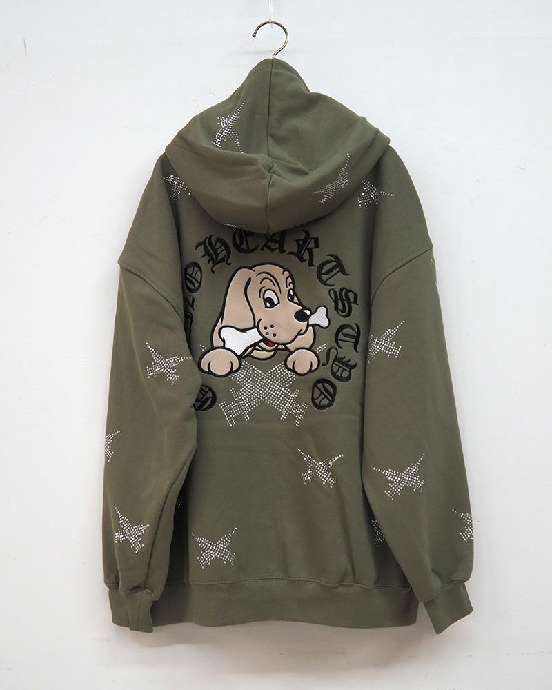 GALFY ガルフィー ピカピカ注射器パーカー 総柄 ジップアップ オーバーサイズ ユニセックス ストリート 個性派