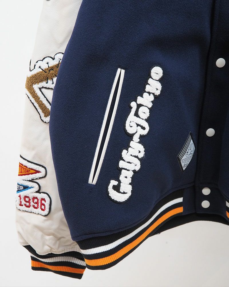 GALFY ガルフィー 復活わんわん大学ジャケット スタジャン ワッペン刺繍 オーバーサイズ ユニセックス ストリート 2025秋冬 新作 数量限定