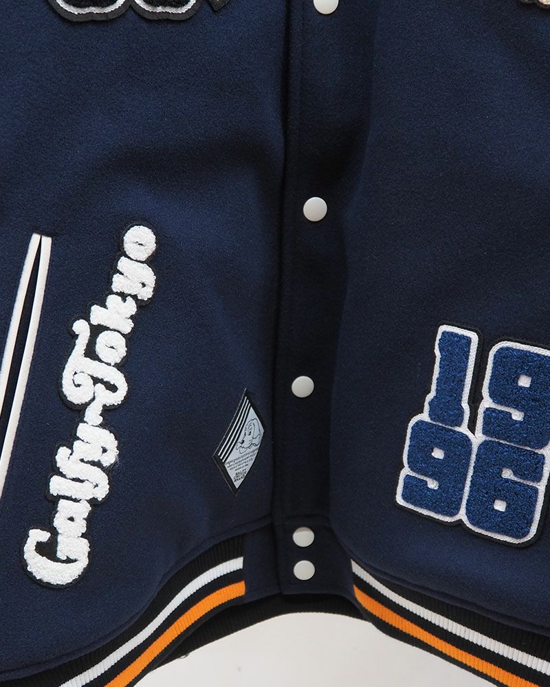 GALFY ガルフィー 復活わんわん大学ジャケット スタジャン ワッペン刺繍 オーバーサイズ ユニセックス ストリート 2025秋冬 新作 数量限定