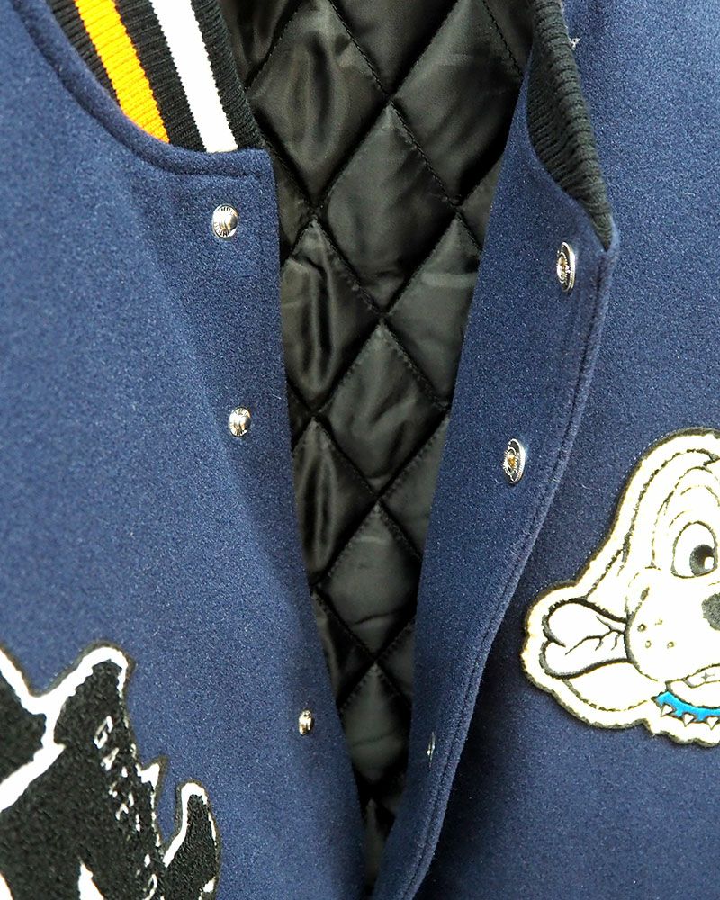 GALFY ガルフィー 復活わんわん大学ジャケット スタジャン ワッペン刺繍 オーバーサイズ ユニセックス ストリート 2025秋冬 新作 数量限定