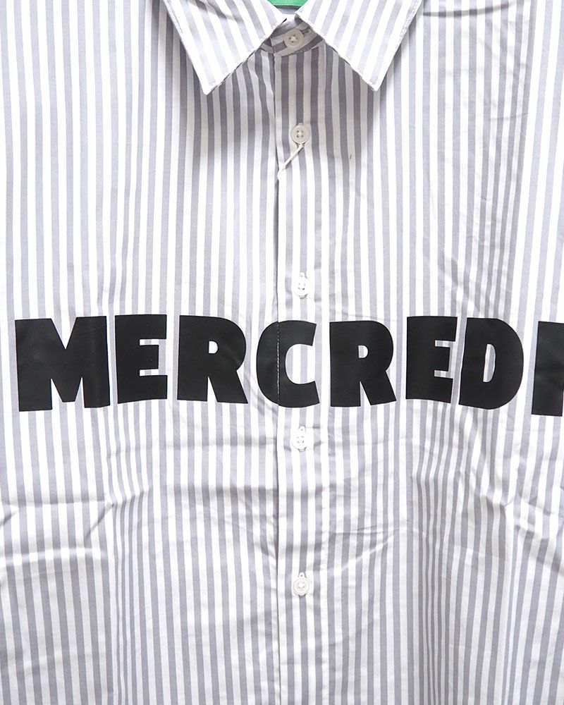 8Laboratory ストライプロングスリーブシャツ メンズ レディース ユニセックス オーバーサイズ 長袖シャツ 3色展開