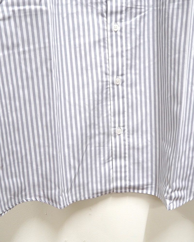 8Laboratory ストライプロングスリーブシャツ メンズ レディース ユニセックス オーバーサイズ 長袖シャツ 3色展開