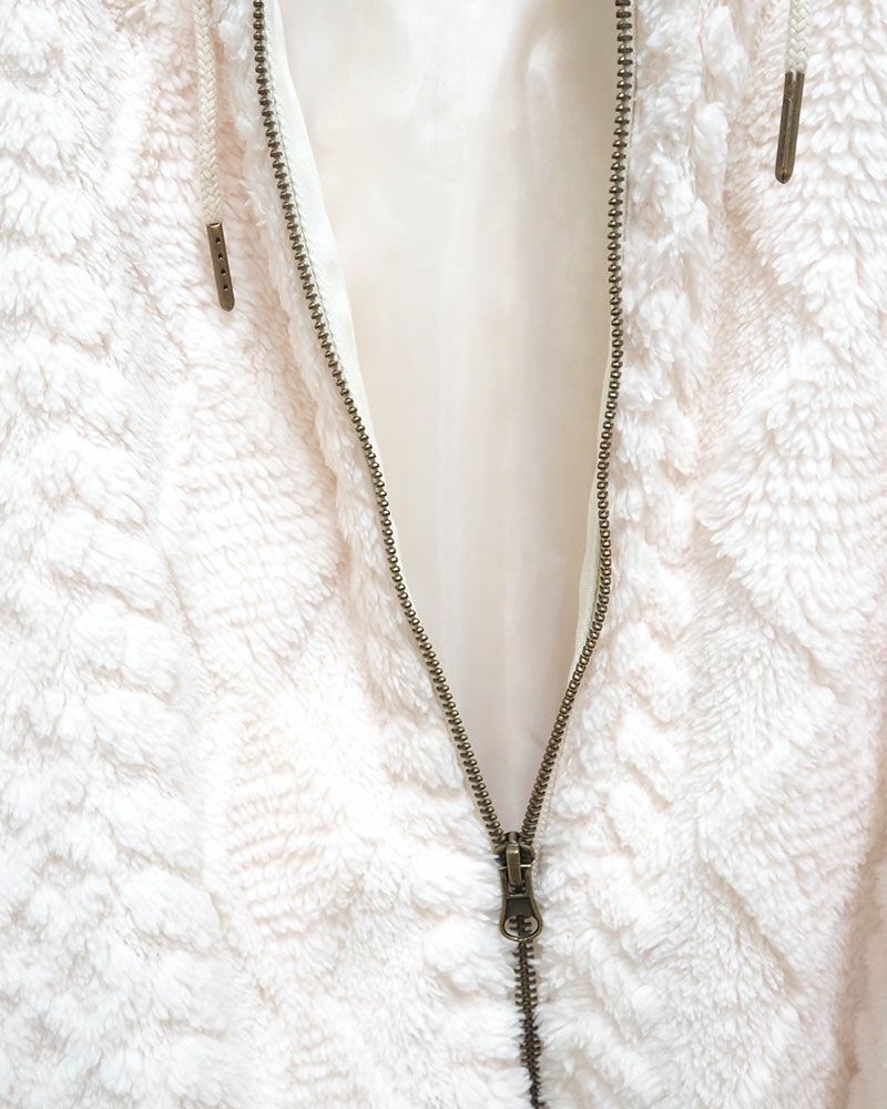 limiless 柄ボアロングモッズコート ロング丈 防寒 アウター