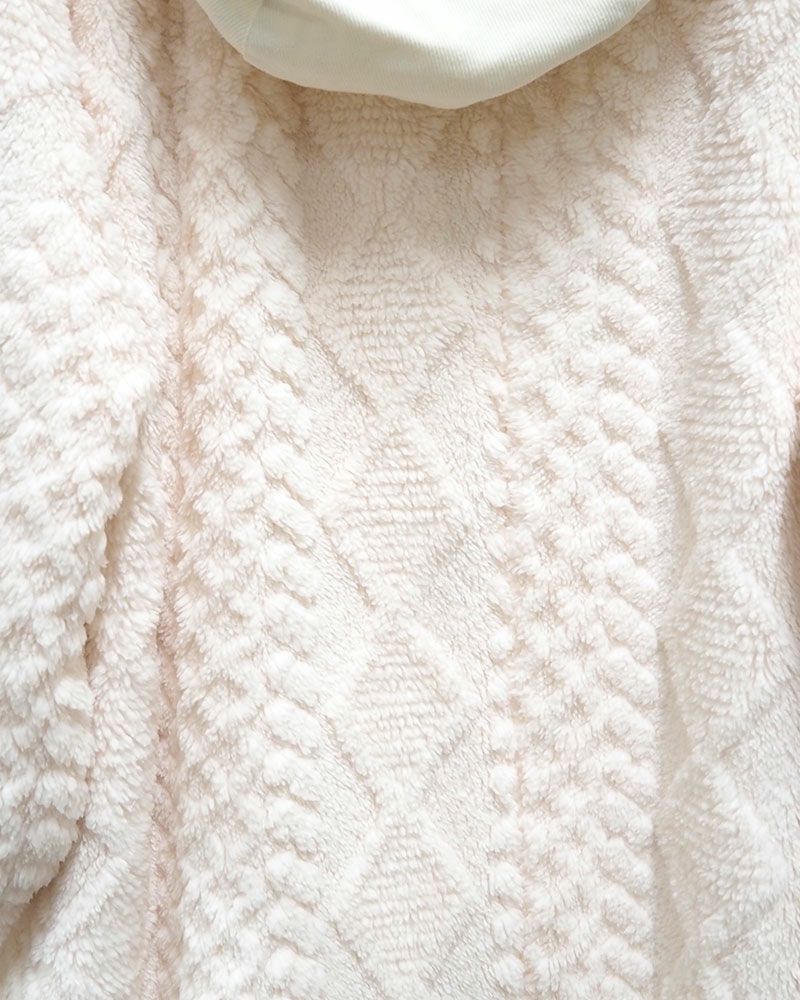 limiless 柄ボアロングモッズコート ロング丈 防寒 アウター