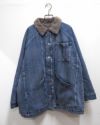 デニムカバーオール 裏ボア アウター ジャケット 防寒 冬服
