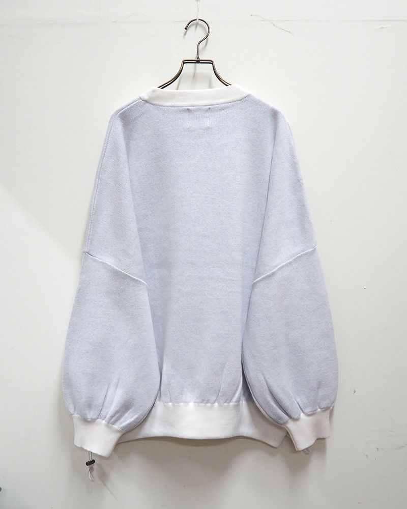 8Laboratory ジャガード編みニットボリュームカレッジプルオーバー