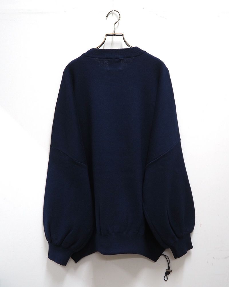 8Laboratory ジャガード編みニットボリュームカレッジプルオーバー