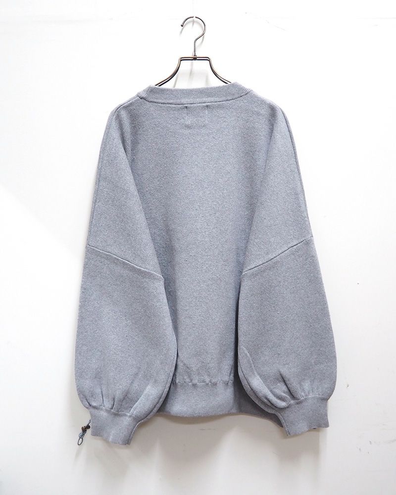 8Laboratory ジャガード編みニットボリュームカレッジプルオーバー