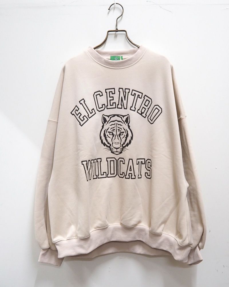 8Laboratory プリントスウェットプルオーバー