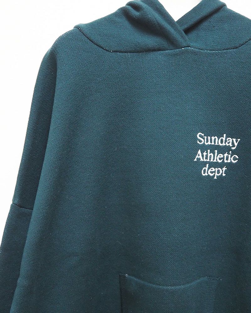 8Laboratory ジャガード編みニットロゴパーカー