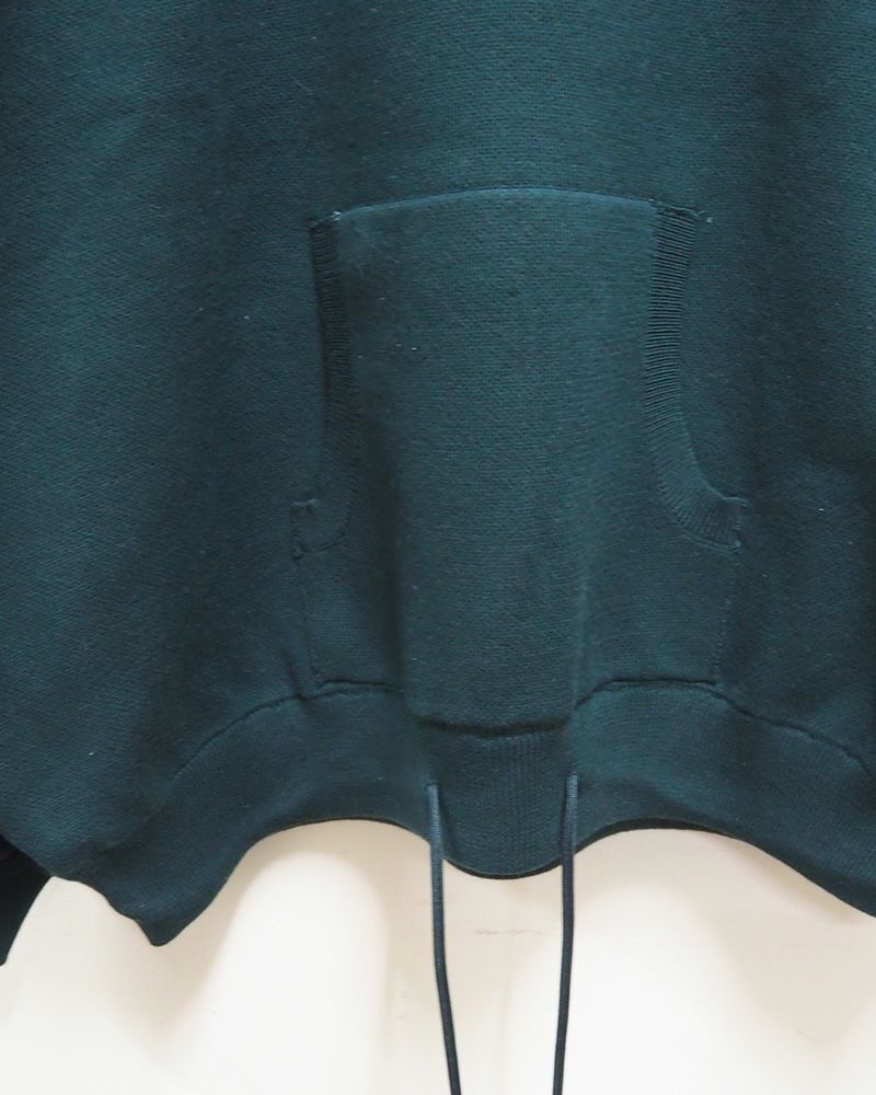 8Laboratory ジャガード編みニットロゴパーカー