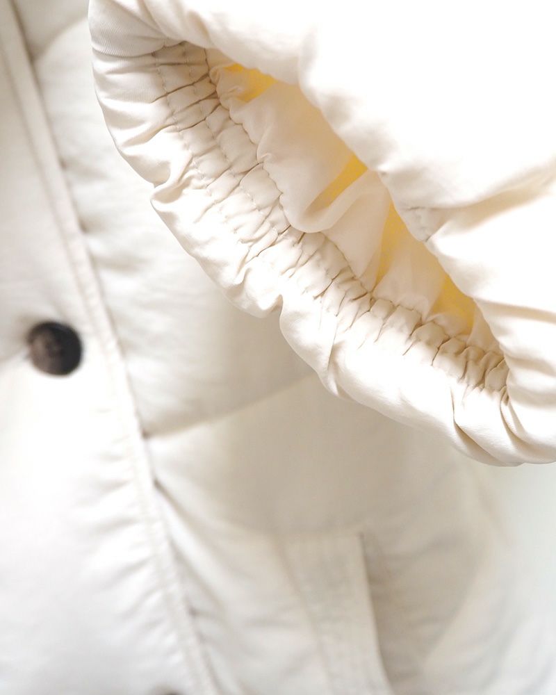 imiless フード裏ニット中綿ブルゾン レディース 秋冬アウター 軽くて暖かい フード付き ゆったりシルエット カジュアル 防寒 コート