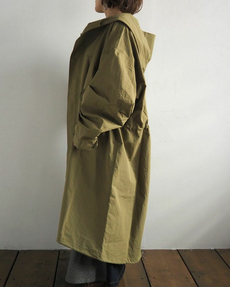 Pokkeモッズコート オーバーサイズ ミリタリー風 アウター レディース メンズ 秋冬コーデ 大人カジュアル
