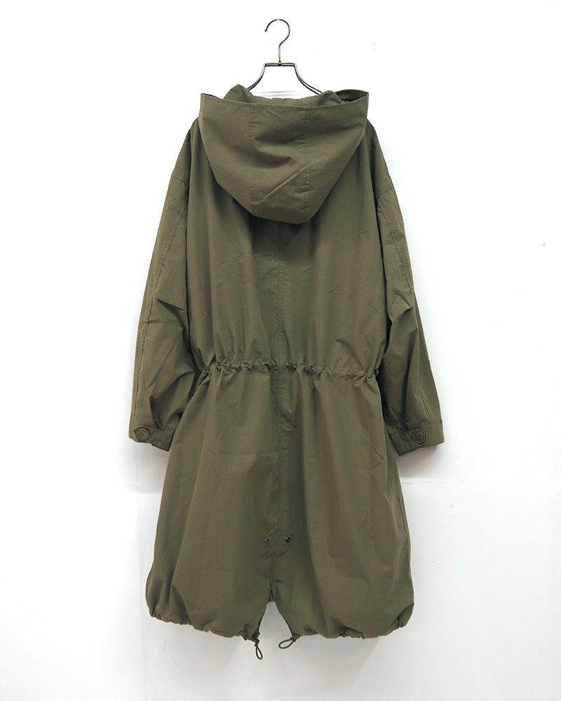 Pokkeモッズコート オーバーサイズ ミリタリー風 アウター レディース メンズ 秋冬コーデ 大人カジュアル