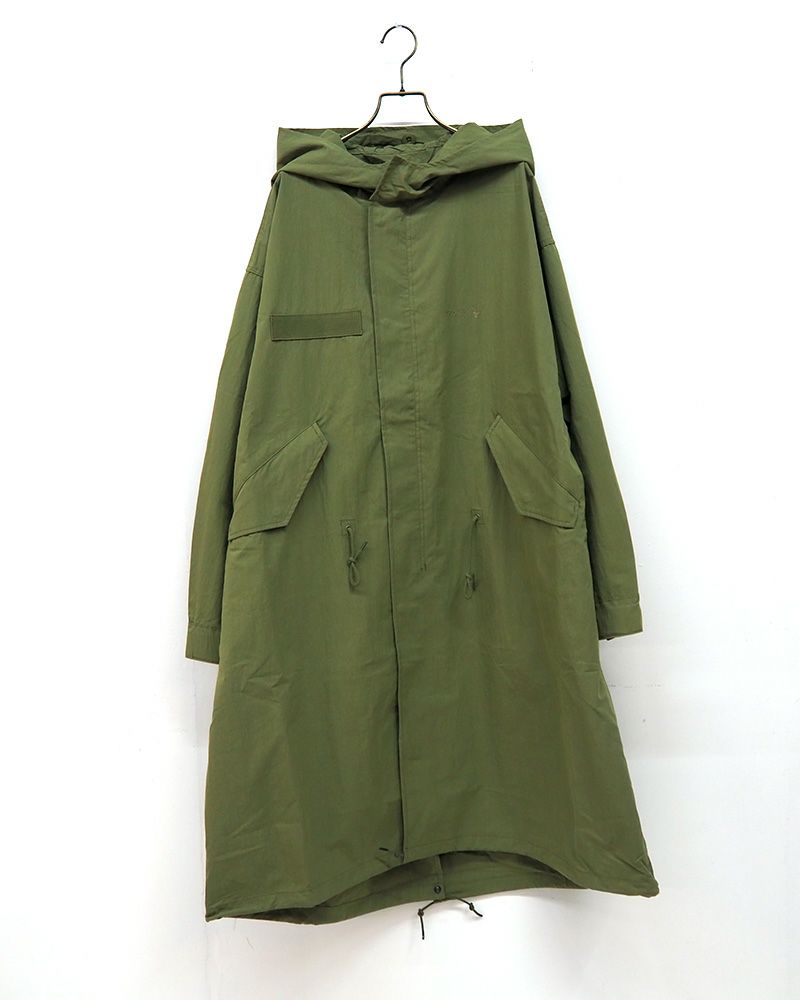 Pokkeモッズコート オーバーサイズ ミリタリー風 アウター レディース メンズ 秋冬コーデ 大人カジュアル
