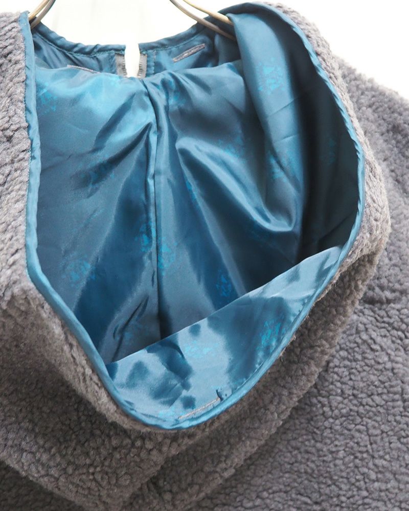 Pokke ボアベスト 新色 ふわふわ ボリューム ボア 秋冬 レイヤード コーデ ユニセックス