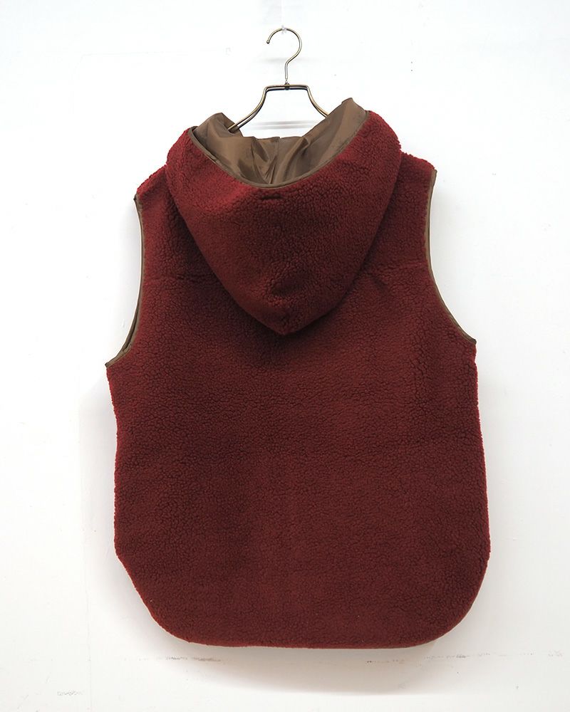 Pokke ボアベスト 新色 ふわふわ ボリューム ボア 秋冬 レイヤード コーデ ユニセックス