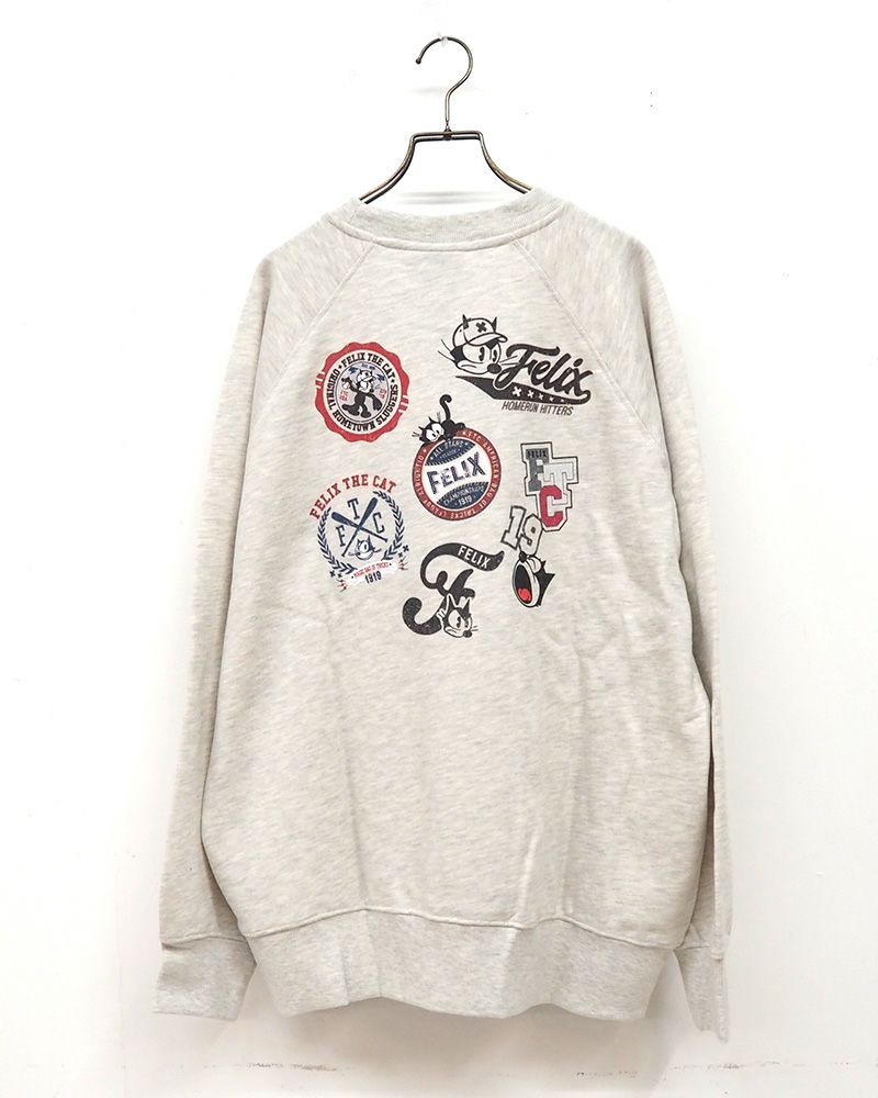 FELIX THE CAT フィリックス・ザ・キャット ベースボールモチーフトレーナー