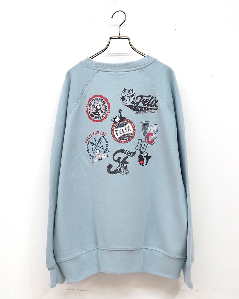 FELIX THE CAT フィリックス・ザ・キャット ベースボールモチーフトレーナー