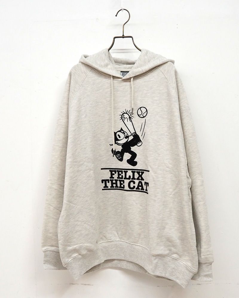 FELIX THE CAT フィリックス・ザ・キャット ベースボールモチーフ プルパーカー